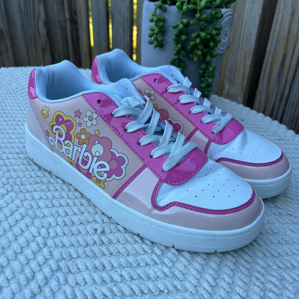 Barbie By Mattel Pink And White Women’s Sneakers Size 9